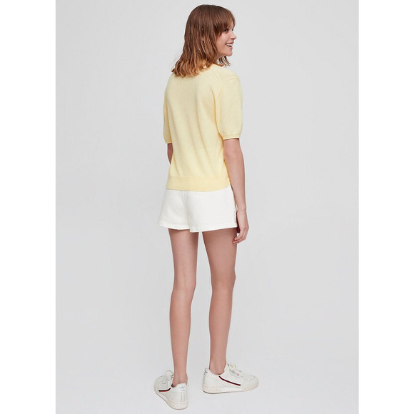 Aritzia Wilfred Free Kelly Twill Tailored Short White Cotton Denim Size 2 - Picture 3 of 8